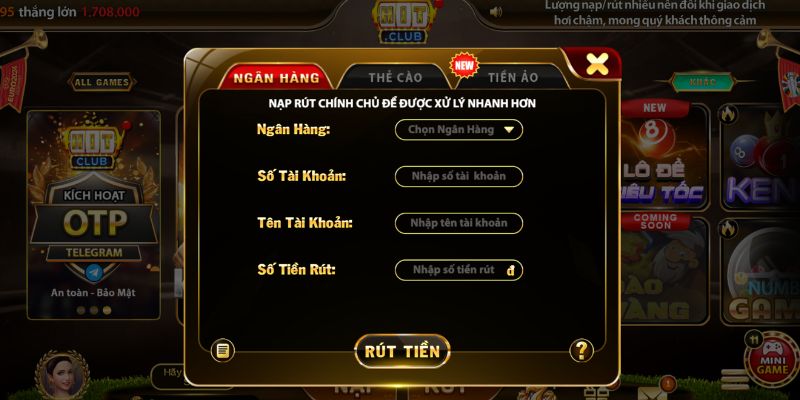 Tiến lên đếm lá Hit Club: Trải nghiệm game hot bậc nhất 2025 5 Giải đáp băn khoăn của cược thủ về nạp rút tiền